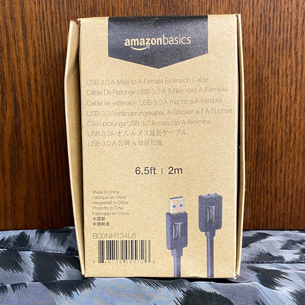Amazon Basics 6.5 ft USB 3.0 Extension Cable